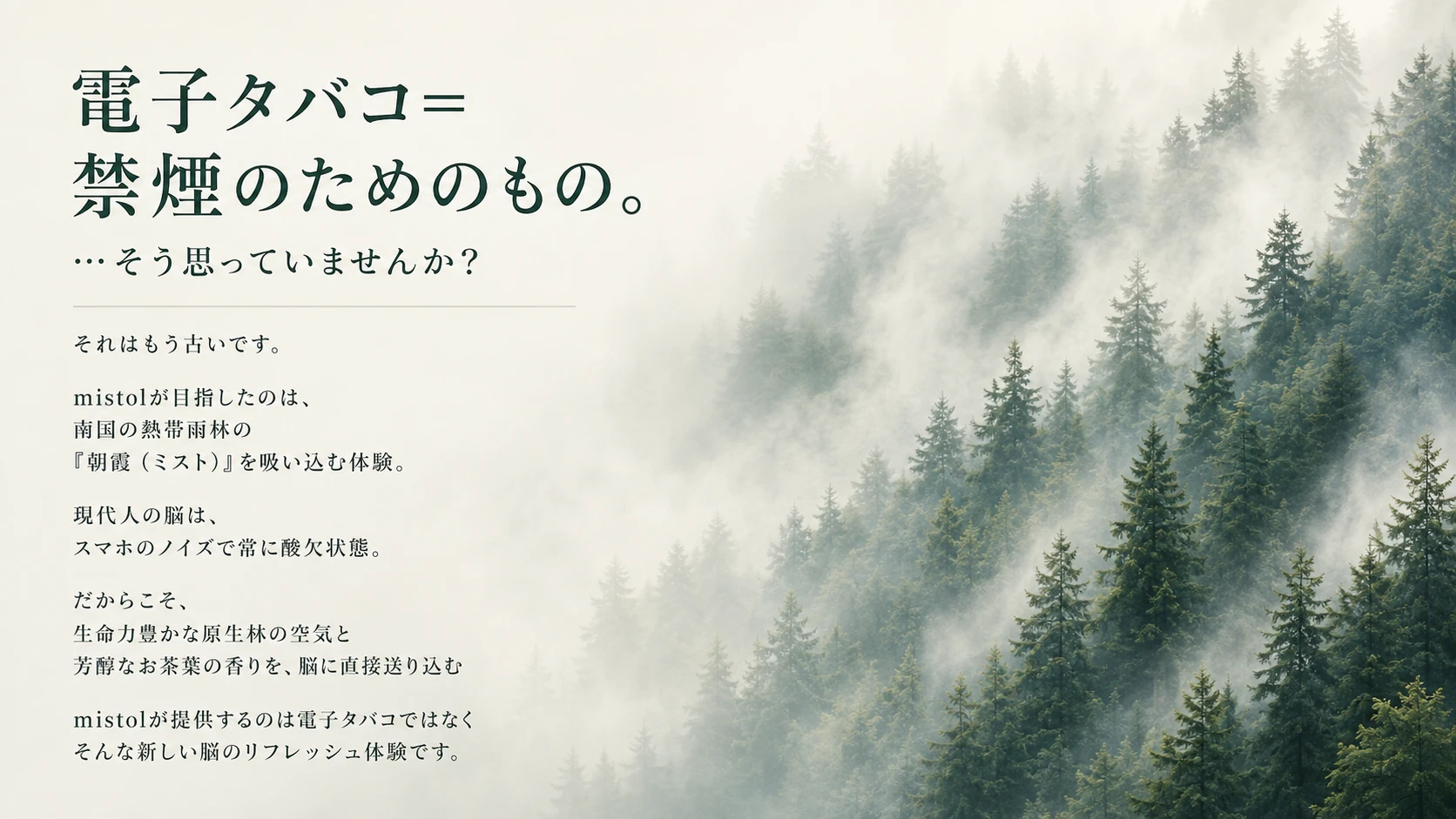 mistolブランドストーリー